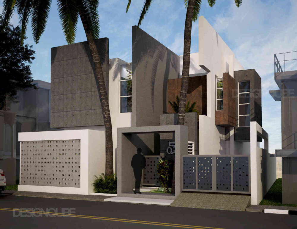 Villa Architecture at Kolathur, Chennai